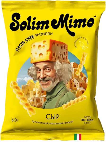 Изображение Снеки пшеничные Солим Мимо с сыром Снеки Мира м/у, 60 г