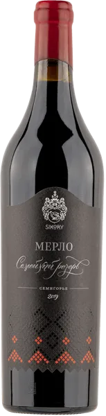 Изображение Вино красное сухое стиль №3 Мерло Резерв ЗГУ имение сикоры Имение Сикоры с/б, 0,75 л
