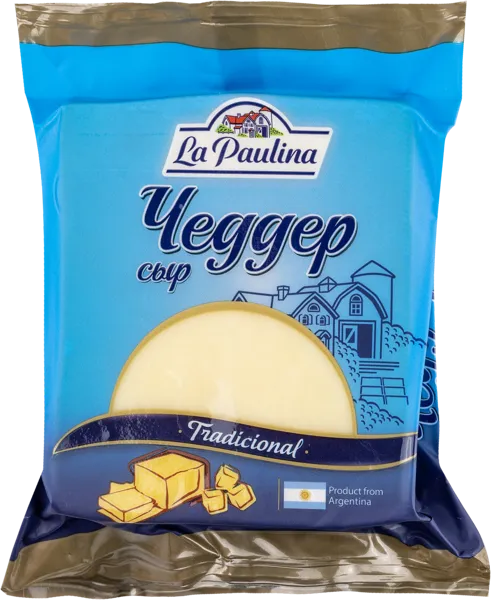 Изображение Сыр 48% Ла Паулина чеддер Молфино м/у, 180 г