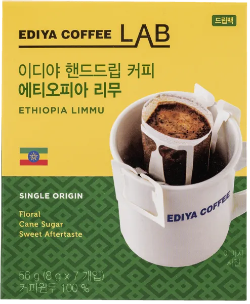 Изображение Кофе молотый в дрип-пакетах Эдия эфиопия Эдия Дрим Фактори кор, 7*8 г