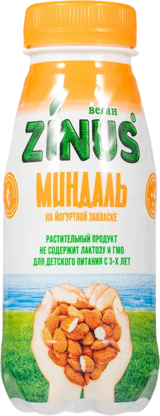 Изображение Продукт миндальный питьевой Зинус Интерпродукт п/б, 250 г