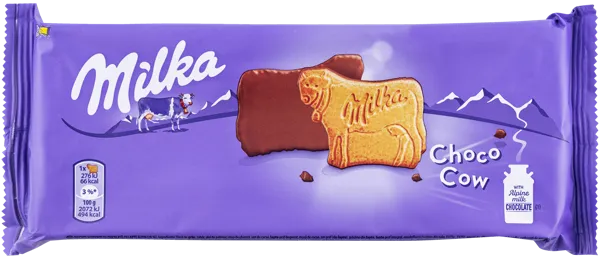 Изображение Печенье в молочном шоколаде Милка чоко кау Мондэлис м/у, 120 г