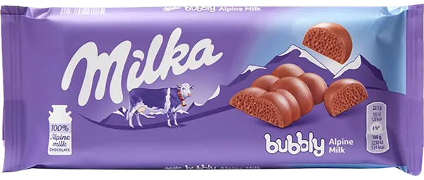 Изображение Шоколад молочный Милка пористый Мондэлис м/у, 90 г