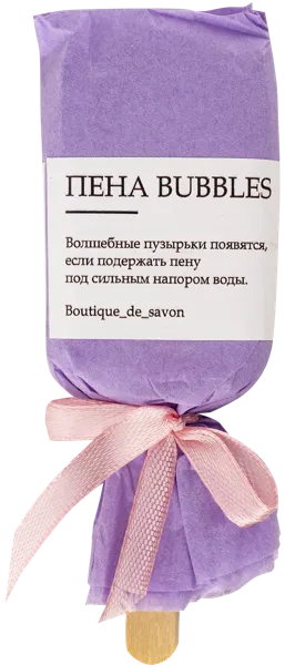 Изображение Пена для ванны Бутик де савон эскимо сиреневое Миникеева А.С. ИП м/у, 40 г