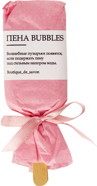 Изображение Пена для ванны Бутик де савон эскимо розовое Миникеева А.С. ИП м/у, 40 г