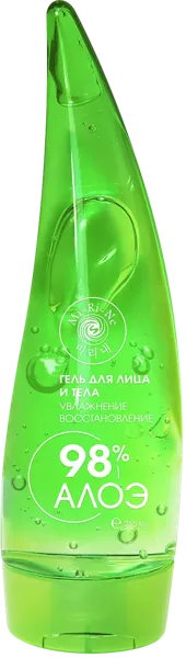 Изображение Гель для лица и тела Ми-ри-не увлажнение 98% алоэ Синюань Трейд п/у, 265 мл