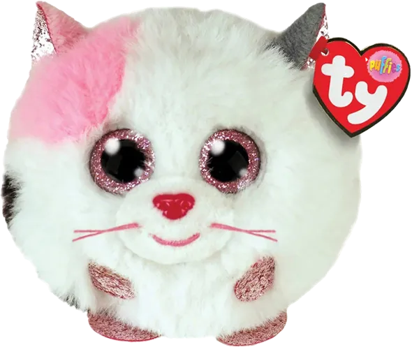 Изображение Мягкая игрушка 10см ТУ бени биллис маффин белый котёнок ТУ Инкорпорейшен , 1 шт