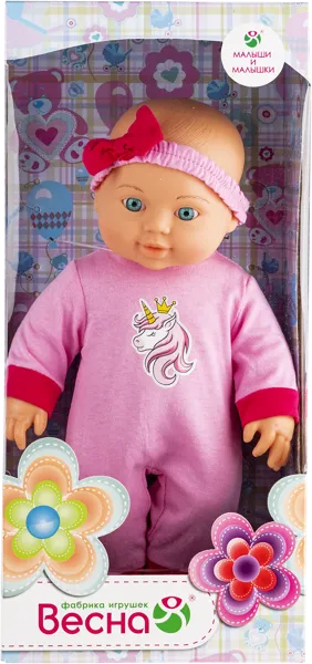 Изображение Пупс 30 см Весна малышка-единорожка Весна ОАО к/у, 1 шт
