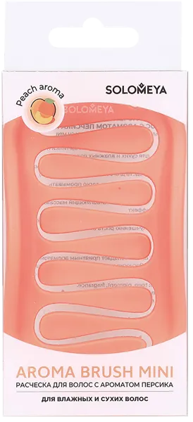 Изображение Расческа для волос мини Соломия аромат персика Соломия п/у, 1 шт