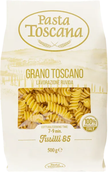 Изображение Макароны из твердых сортов Паста Тоскана из Тосканы фузилли №85 Патифицио Фабианелли м/у, 500 г
