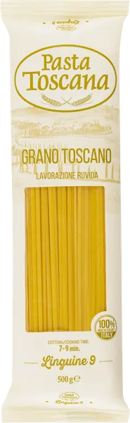 Изображение Макароны из твердых сортов Паста Тоскана из Тосканы лингвини №9 Патифицио Фабианелли м/у, 500 г