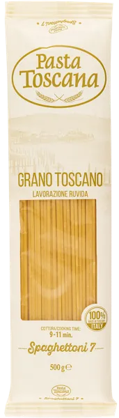 Изображение Макароны из твердых сортов Паста Тоскана из Тосканы спагеттони №7 Патифицио Фабианелли м/у, 500 г