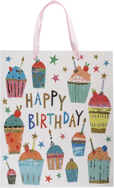 Изображение Пакет 26*32см подарочный Табрис хэппи бездей Джинхуа Синкань , 1 шт