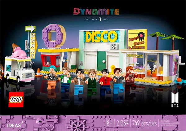 Изображение Конструктор с 18 лет 21339 Лего идеи бтс в клипе динамит Лего к/у, 1 шт