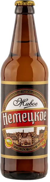 Изображение Пиво светлое Лагер 4,5% Кропоткинское немецкое Кроп-пиво с/б, 0,5 л