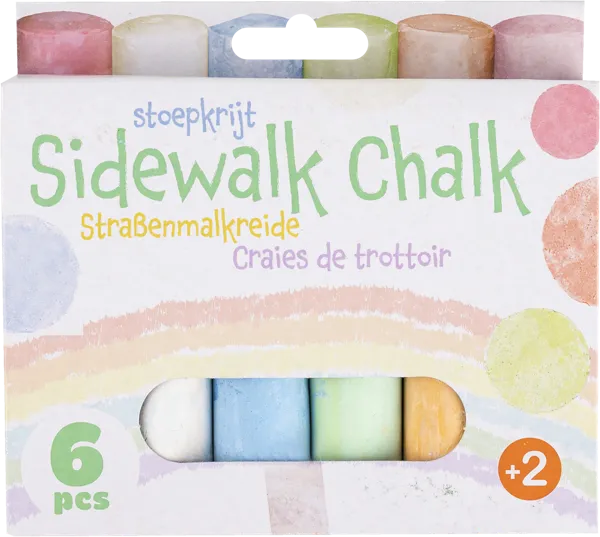 Изображение Мелки 10см цветные Купман джамбо единорог Купман Интернэшнл , 6 шт