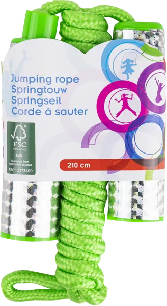 Изображение Скакалка 2,1 м Купман блестящие ручки Купман Интернэшнл м/у, 1 шт