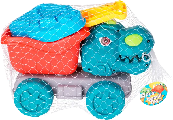 Изображение Набор для песка Купман машинка динозавр 5 предм Купман Интернэшнл п/у, 1 шт