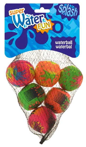 Изображение Мяч для иры в воде 5см Купман разноцветный Купман Интернэшнл м/у, 6 шт