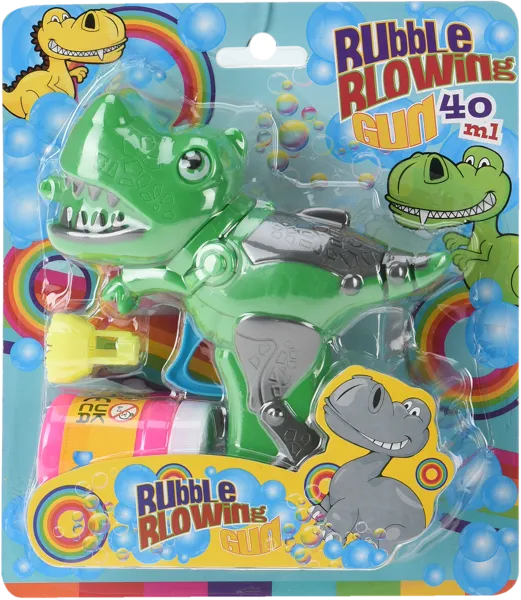 Изображение Мыльные пузыри 40 мл Купман пистолет-динозавр Купман Интернэшнл п/у, 1 шт