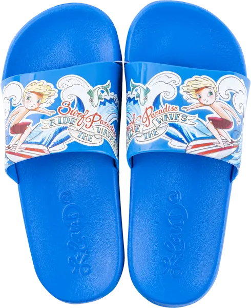 Изображение Тапочки детские пляжные Лакки Лэнд 3488B-IS серферы Степ-Трейд , 1 пара