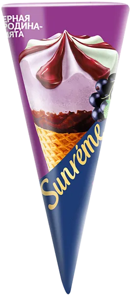 Изображение Морожное молочное Санрем черная смородина Фронери Рус м/у, 78 г