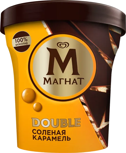 Изображение Мороженое сливочное Магнат соленая карамель Юнилевер Русь п/у, 310 г