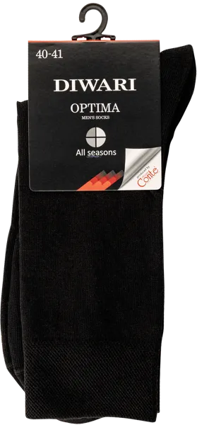 Изображение Носки размер 25 мужские Дивари 7С-43СП оптима черные Конте СПА м/у, 1 пара