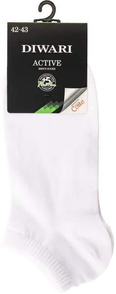 Изображение Носки размер 27 мужские Дивари 15С-74СП актив белые Конте СПА м/у, 1 пара
