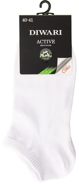 Изображение Носки размер 25 мужские Дивари 15С-74СП актив белые Конте СПА м/у, 1 пара