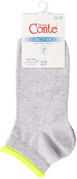 Изображение Носки размер 23 женские Конте 12С-32СП серые Конте СПА м/у, 1 пара