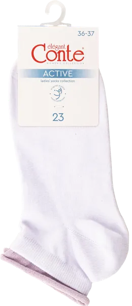 Изображение Носки размер 23 женские Конте 12С-32СП белые Конте СПА м/у, 1 пара