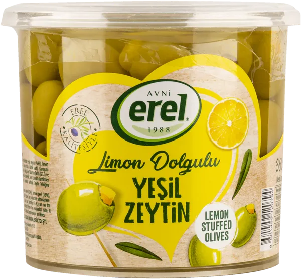 Изображение Оливки с лимоном Авни Эрель зеленые Авни Эрель п/у, 400 г