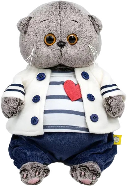 Изображение Мягкая игрушка 20 см Будибаса басик бейби морской комплект МПП ООО к/у, 1 шт