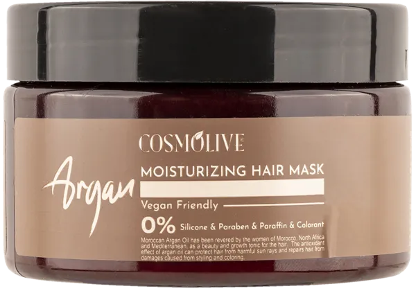 Изображение Маска для поврежден волос Космолив аргана восстановление Космолив Козметик п/у, 250 мл