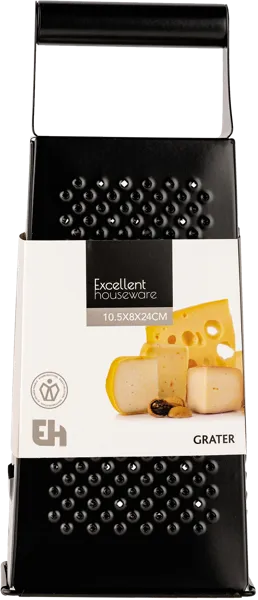 Изображение Терка 10*24см Купман нерж сталь черная Купман Интернэшнл , 1 шт