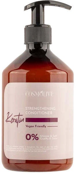 Изображение Кондиционер для слабых волос Космолив кератин укрепляющий Космолив Козметик п/у, 500 мл