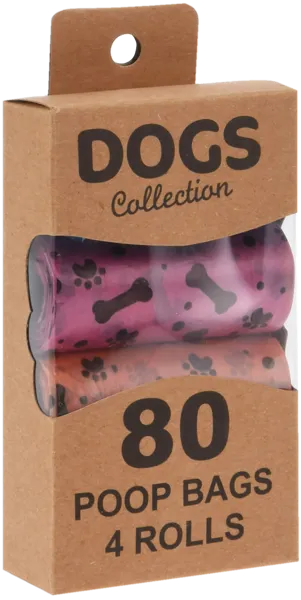 Изображение Пакеты для выгула собак Купман цветные в рулоне Купман Интернэшнл к/у, 80 шт