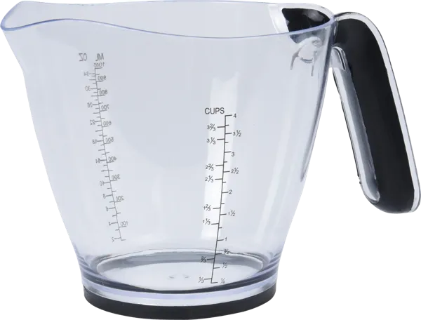 Изображение Кувшин 1л мерный Купман с черной ручкой пластик Купман Интернэшнл , 1 шт