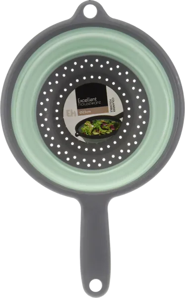 Изображение Дуршлаг 23см с ручкой Купман складной цветной Купман Интернэшнл , 1 шт