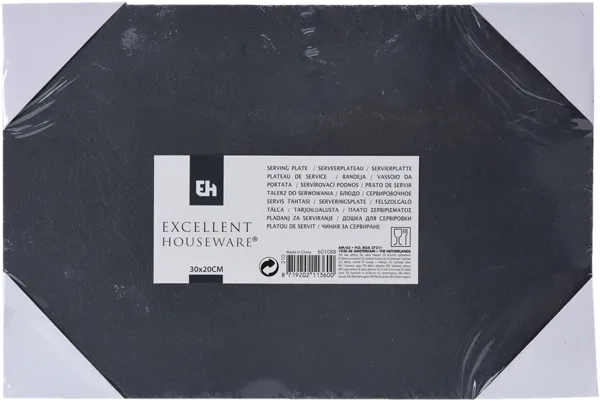 Изображение Доска 30*20см сервировочная Купман черный сланец Купман Интернэшнл , 1 шт