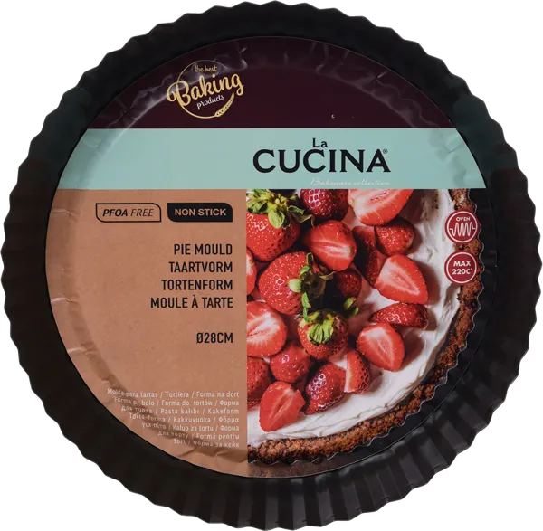 Изображение Форма 28см для выпечки Купман стальная ребристая Купман Интернэшнл , 1 шт