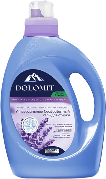 Изображение Средство для стирки жидкое Марабу лаванда универсальное Лисун Интернэшнл п/у, 3 л