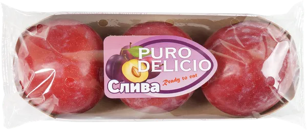 Изображение Фрукт Пуро делисио слива красная  к/у, 3 шт