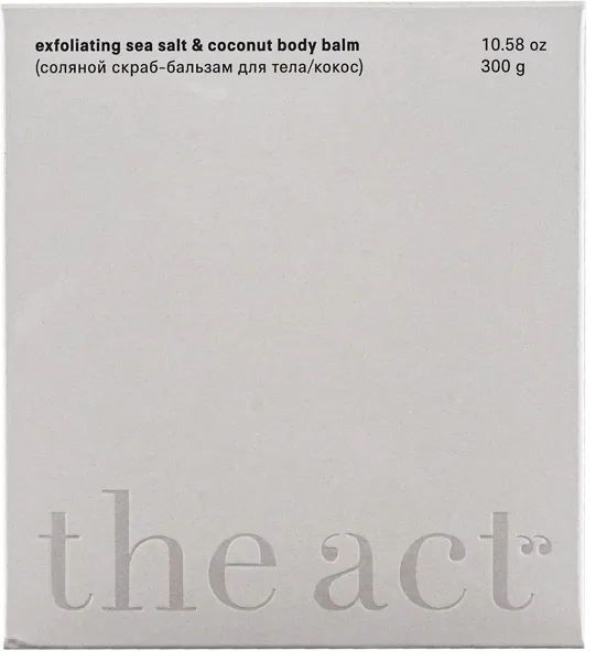 Изображение Скраб для тела солевой Экт очищающий кокос Экт ООО к/у, 300 мл