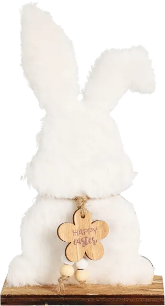 Изображение Сувенир 16см на подставке Купман кролик меховой Купман Интернэшнл , 1 шт