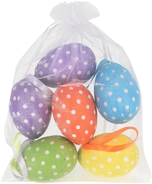 Изображение Сувенир Пасхальный Купман яйцо цветное с рисунком Купман Интернэшнл м/у, 6 шт