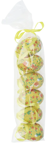 Изображение Подвеска пасхальная Купман яйцо зеленое желтое ассор Купман Интернэшнл , 6 шт