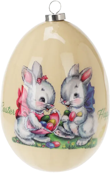 Изображение Подвеска 10см пасхальная Купман яйцо со зверятами Купман Интернэшнл , 1 шт
