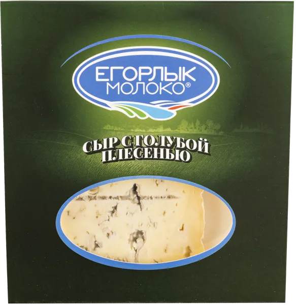 Изображение Сыр 50% с голубой плесенью Егорлык Молоко Егорлык Молоко п/у, 100 г